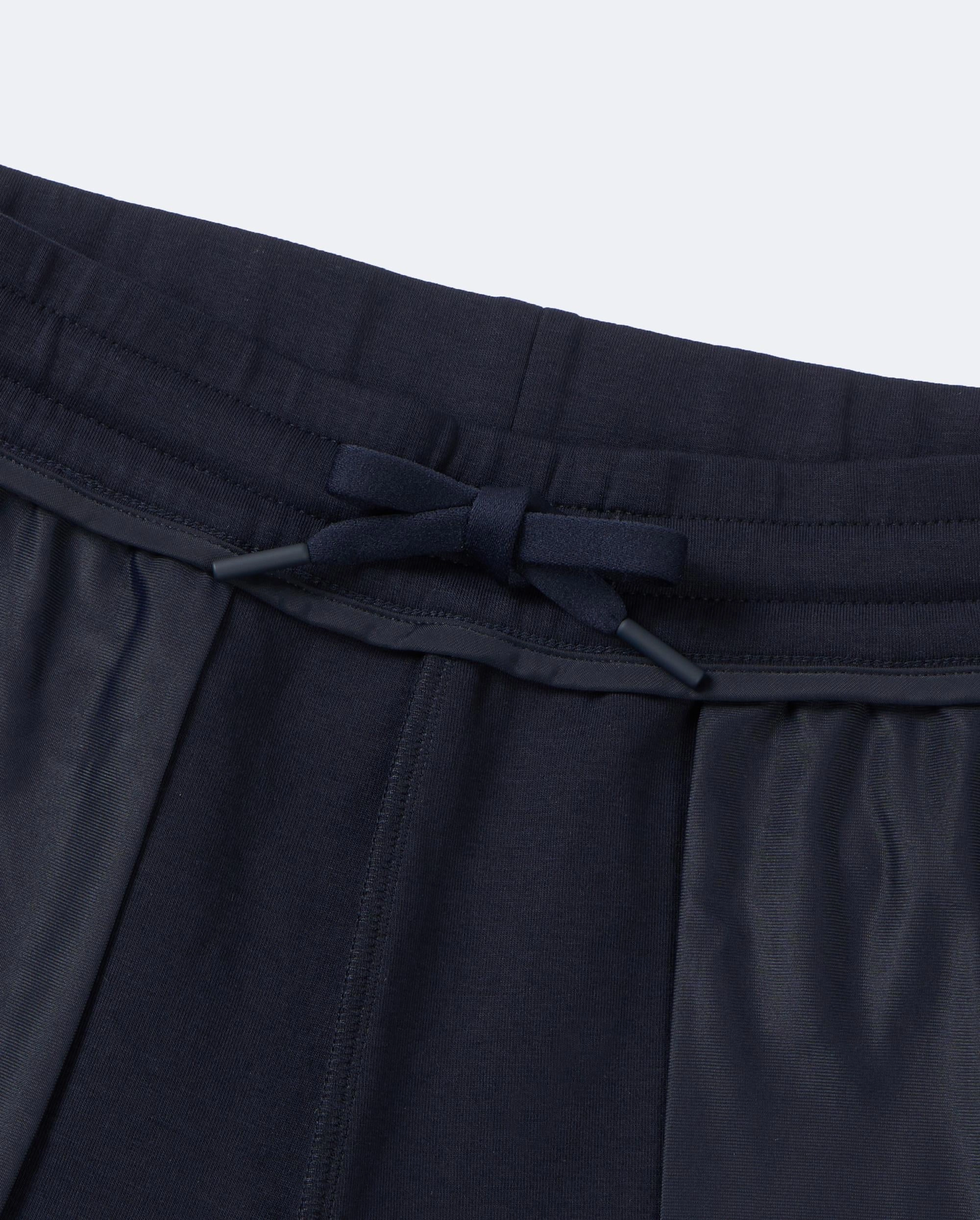 1911498-401 | WOMEN'S K-SWISS LOGO HIGH WAIST FLARED PANTS | NAVY/WHITE