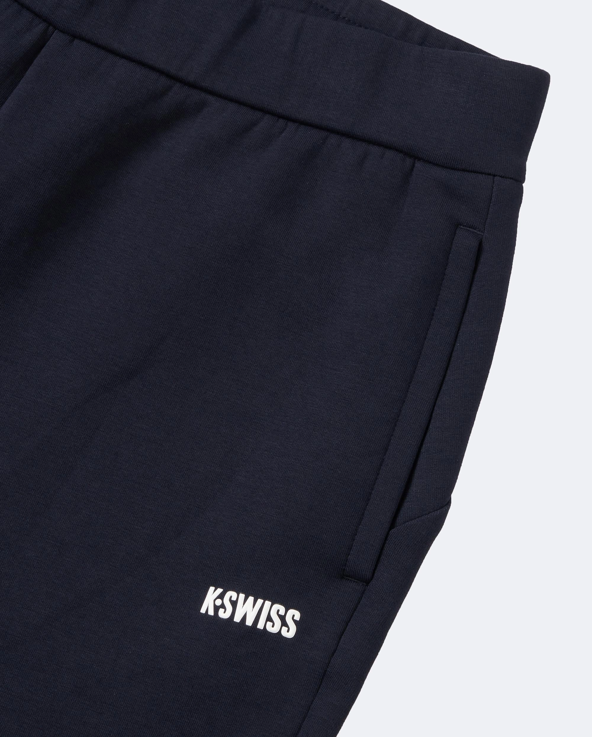 1911498-401 | WOMEN'S K-SWISS LOGO HIGH WAIST FLARED PANTS | NAVY/WHITE
