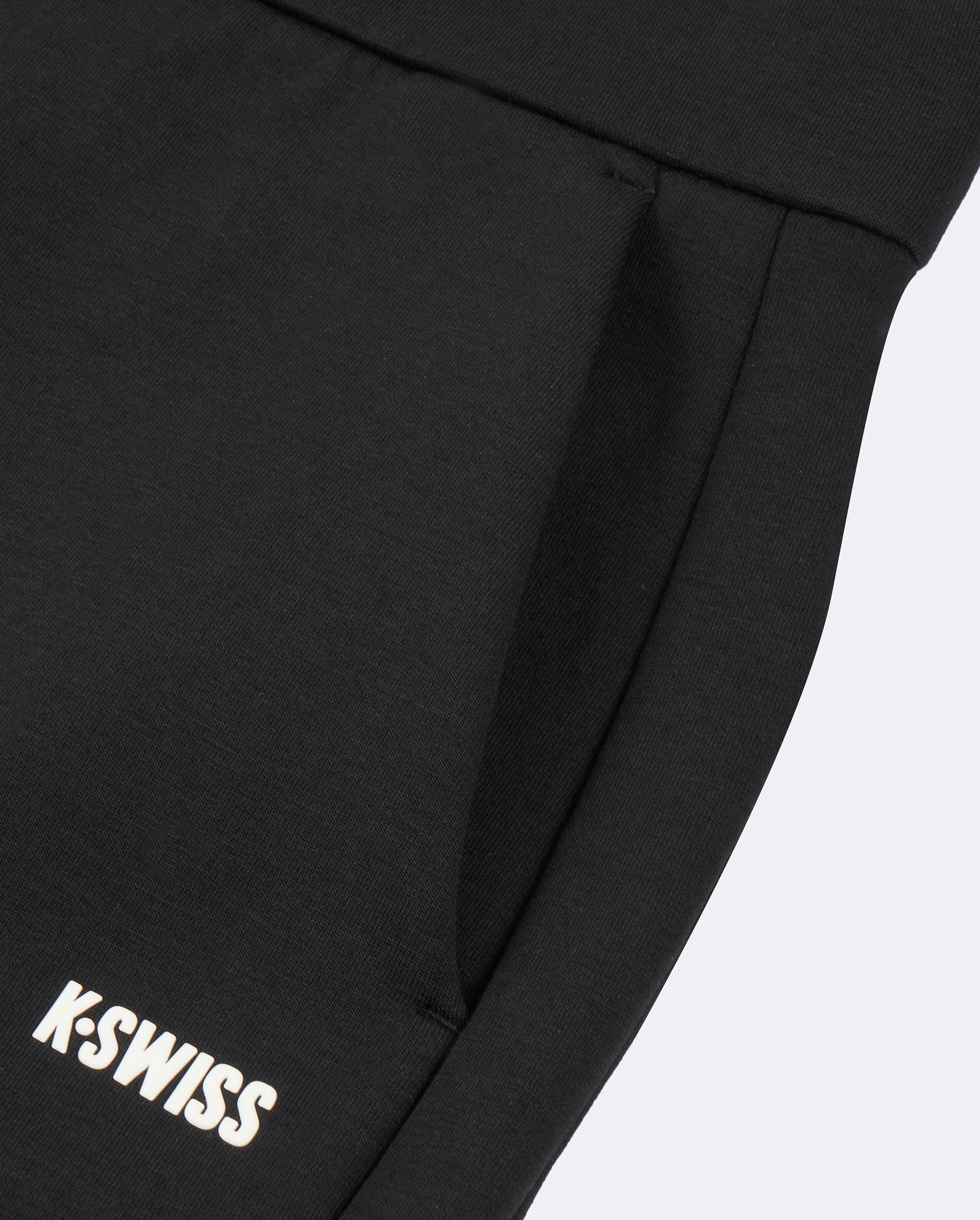 1911515-008 | WOMEN'S K-SWISS LOGO HIGH WAIST FLARED PANTS | BLACK