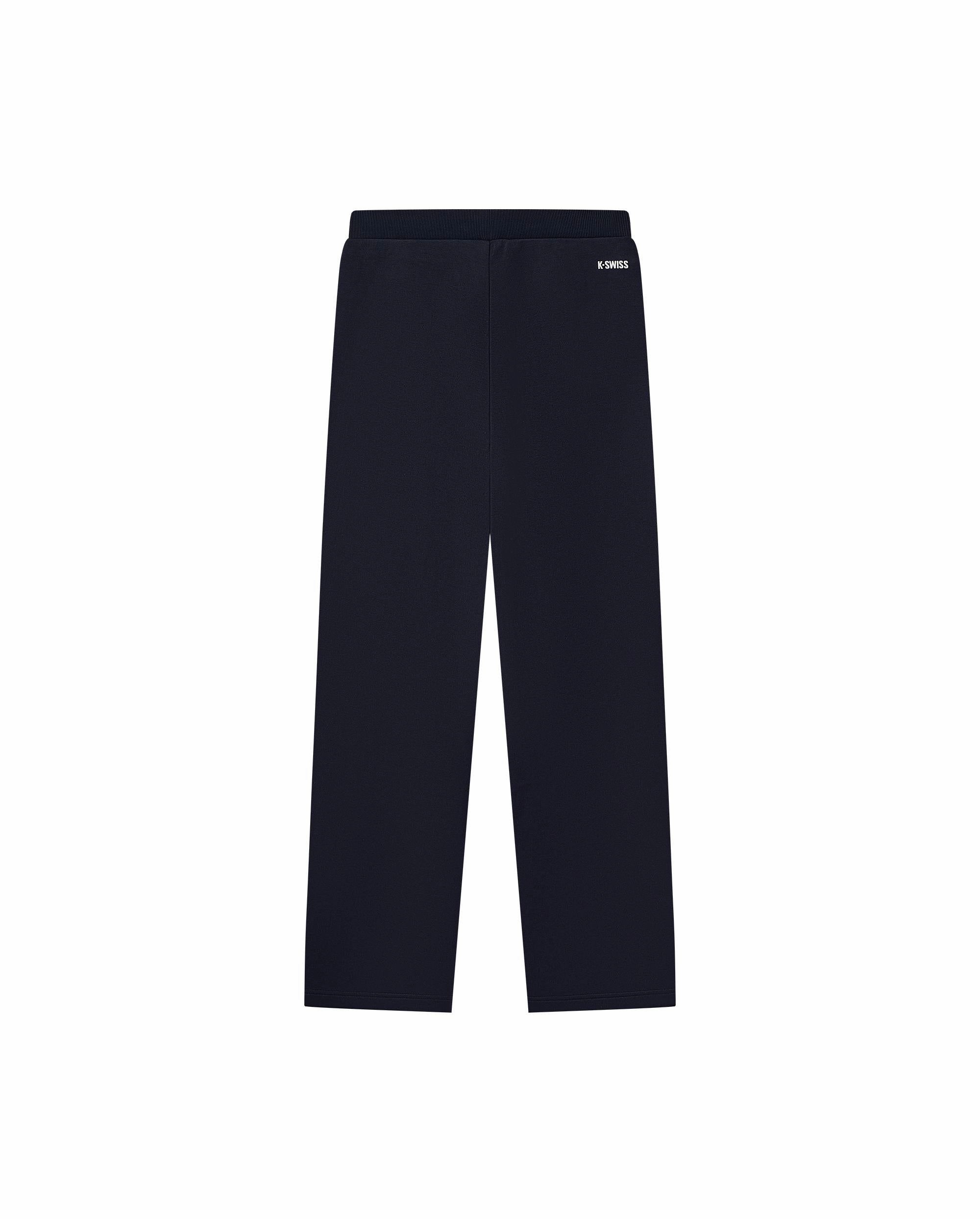 199900-495 | WOMEN'S K-SWISS LOGO HIGH RISE WIDE LEG PANTS | BLUE/MISC