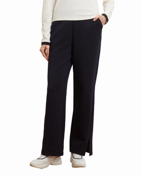 199900-495 | WOMEN'S K-SWISS LOGO HIGH RISE WIDE LEG PANTS | BLUE/MISC