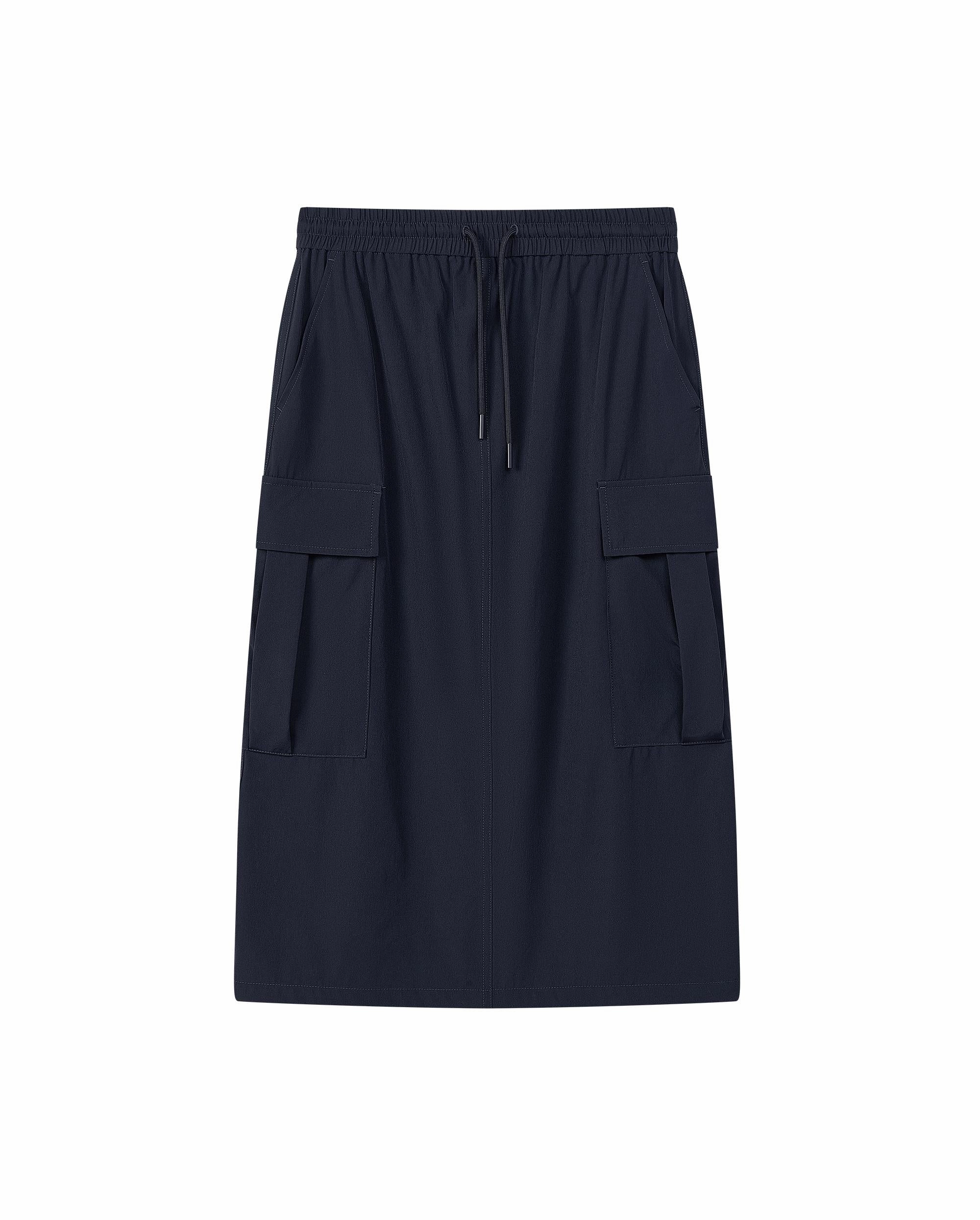 199932-495 | WOMEN'S CARGO MIDI SKIRT | BLUE/MISC