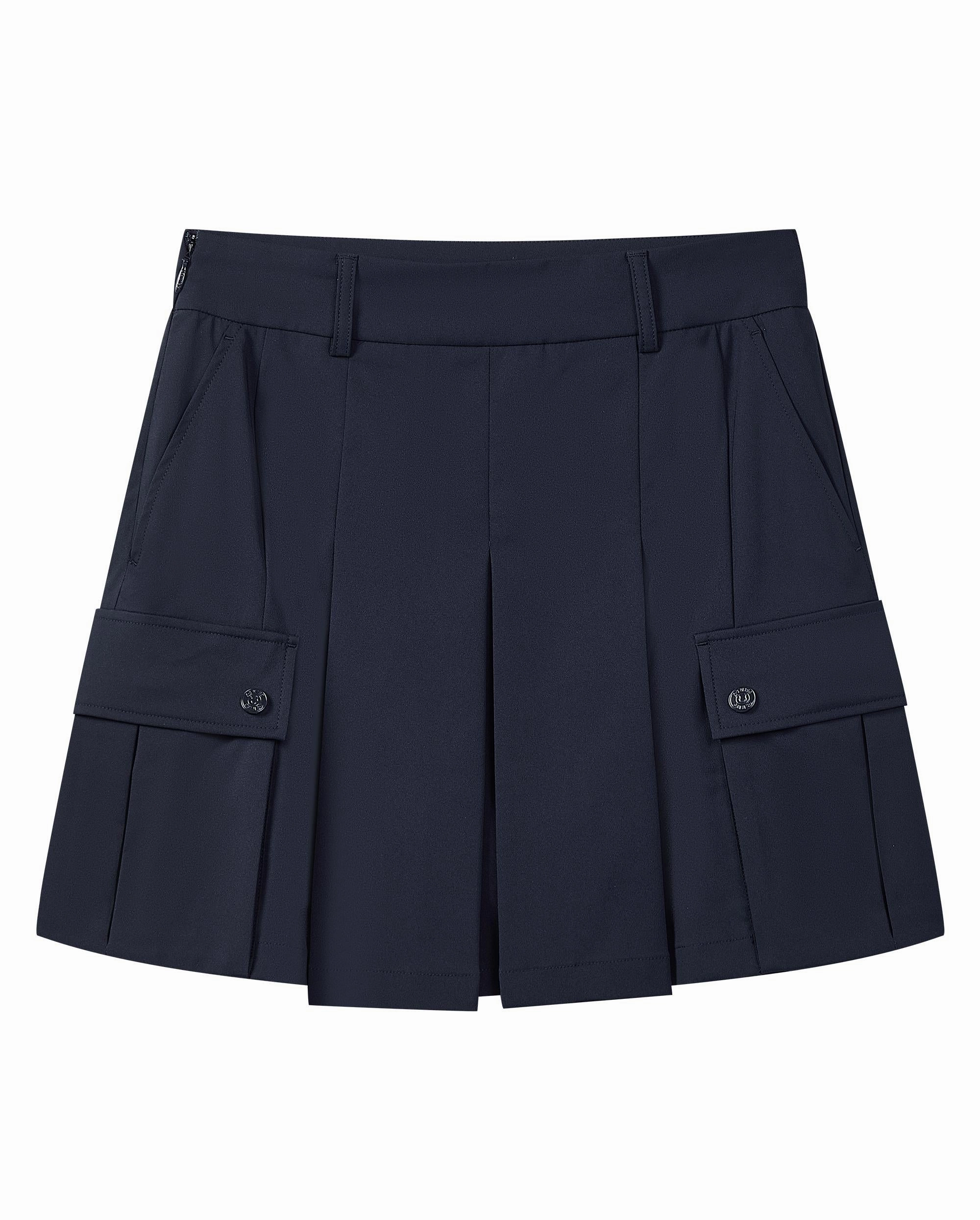 199934-495 | WOMEN'S K-SWISS LOGO TENNIS SKIRT | BLUE/MISC
