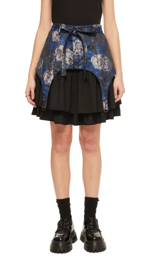2 In 1 Jacquard Mini Skirt