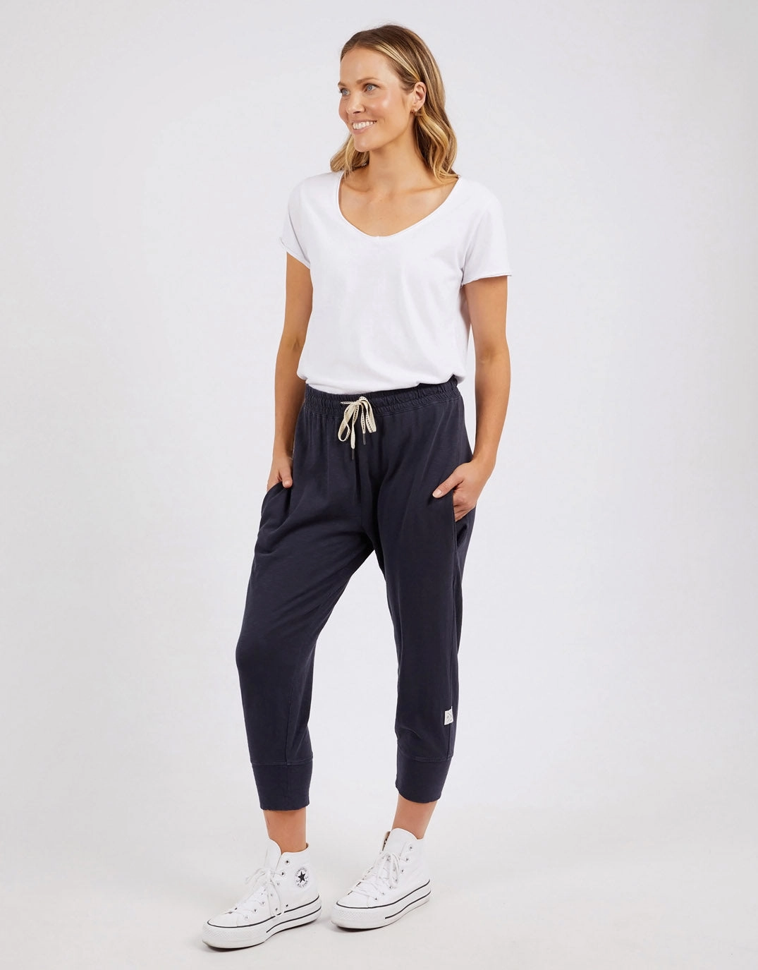 3/4 Brunch Pants - Navy