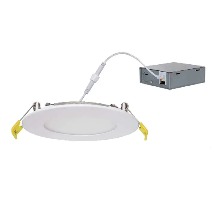 4" LED Slim Downlight, 777 Lumens, 10W, CCT Selectable, 120V