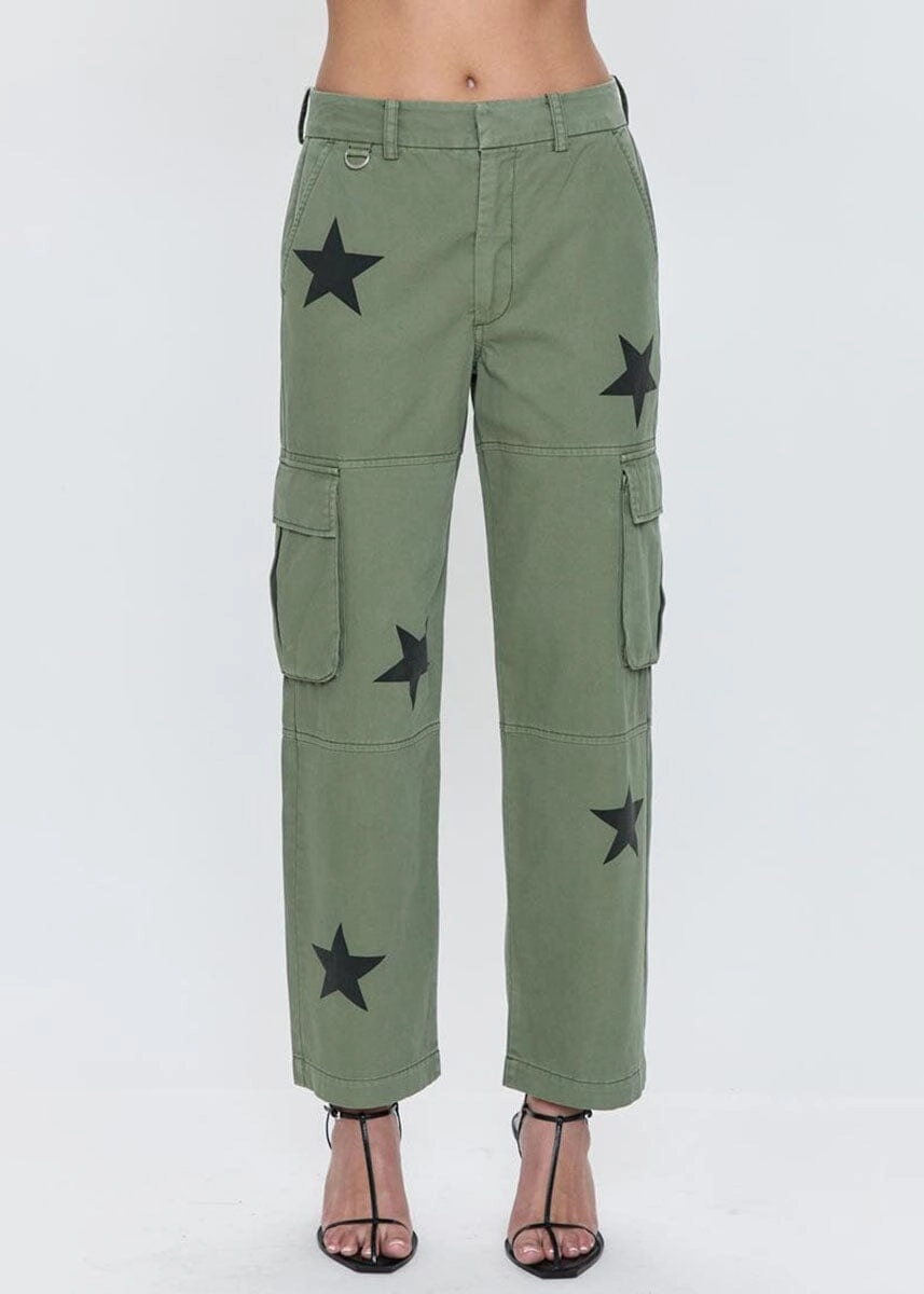 Addie High Rise Cargo Trouser - Royal Honor