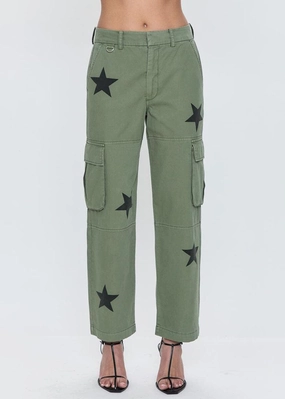 Addie High Rise Cargo Trouser - Royal Honor