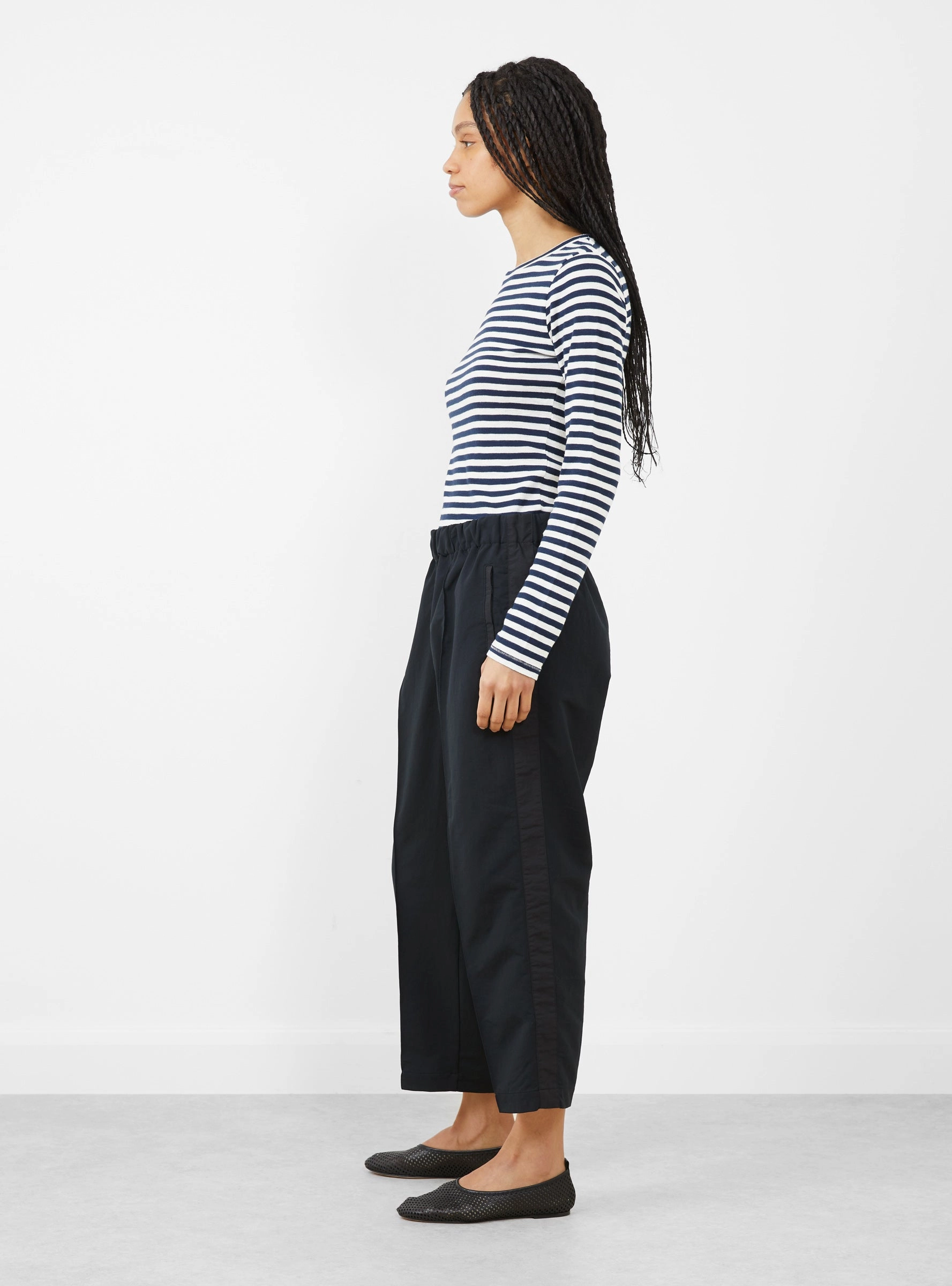 ALPHADRY Cropped Pants Black