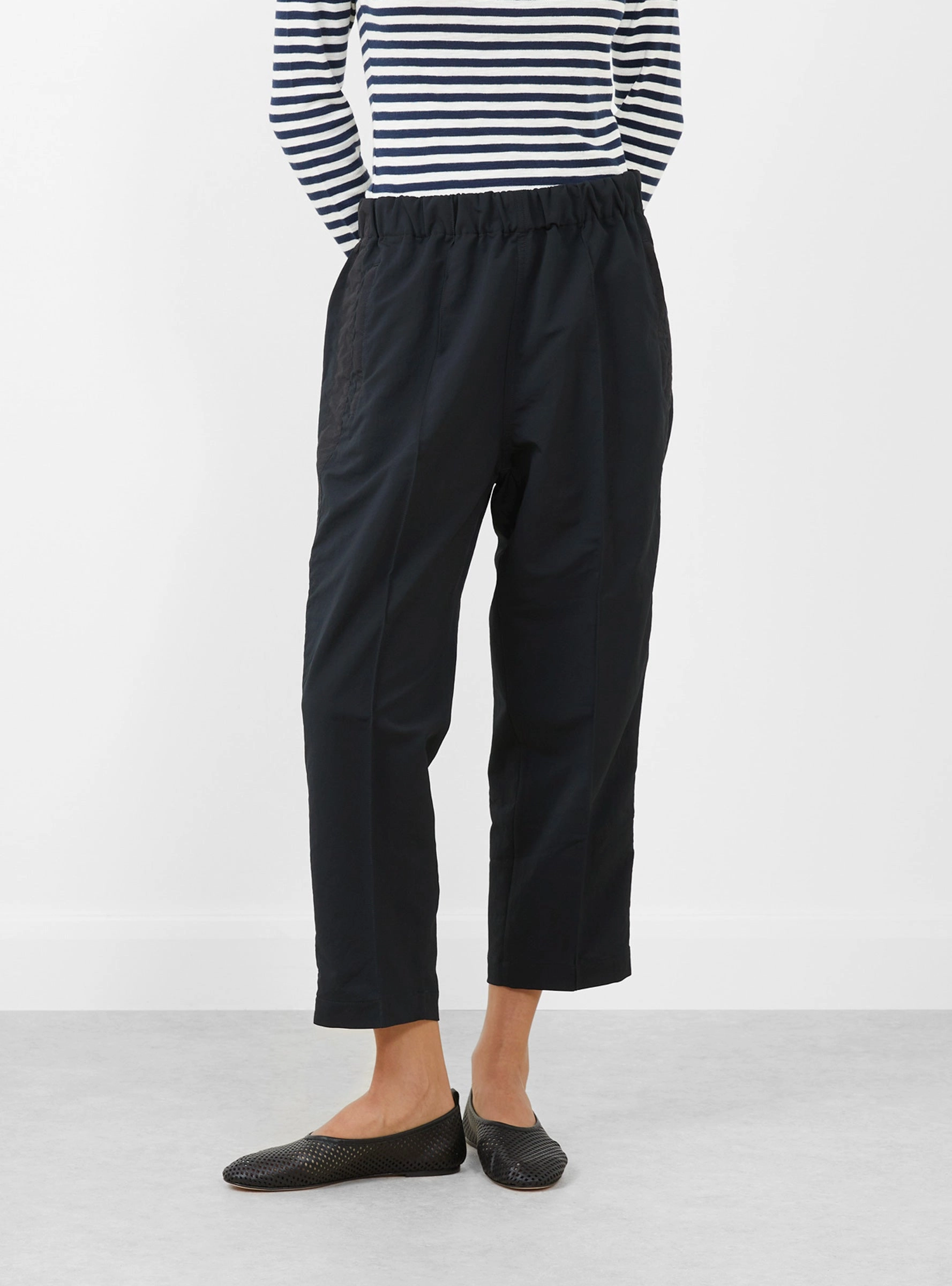 ALPHADRY Cropped Pants Black