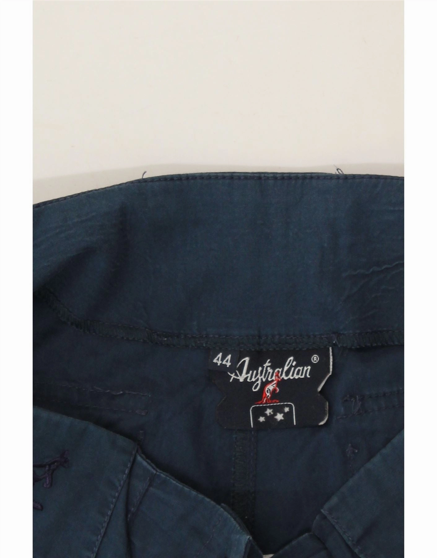 AUSTRALIAN L'ALPINA Womens Cargo Trousers IT 44 Medium W32 L29 Navy Blue