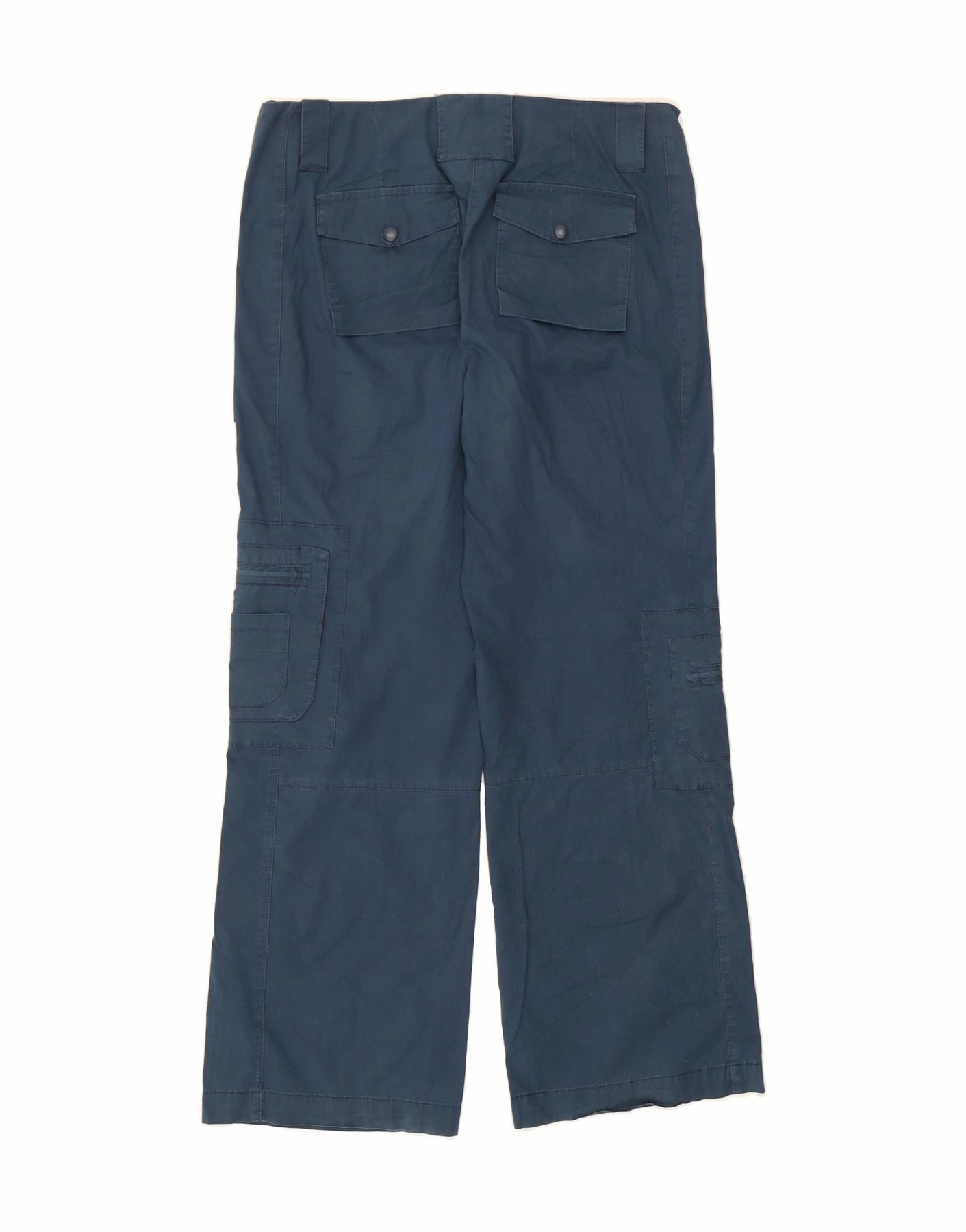 AUSTRALIAN L'ALPINA Womens Cargo Trousers IT 44 Medium W32 L29 Navy Blue