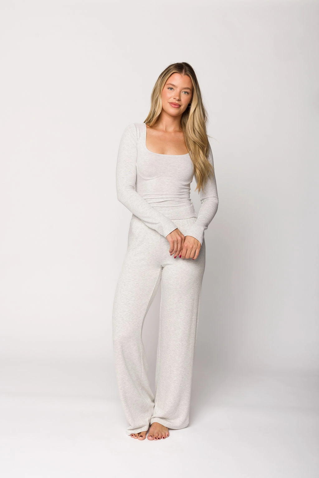 Be Mine Lounge Pant in Carrara