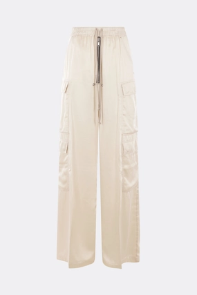 Belas cargo trousers in satin