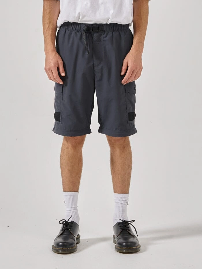 Big Slacker High Standards Zip Off Cargo Pant - Ebony