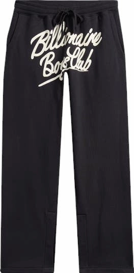 Billiaonire Boys Club BB Script Lounge Pants Black