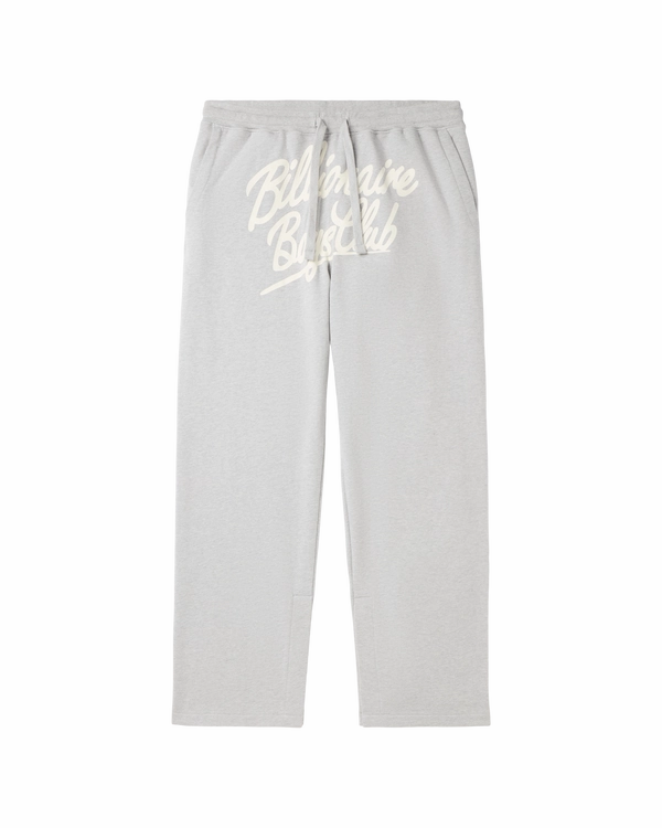 Billiaonire Boys Club BB Script Lounge Pants Heather Grey
