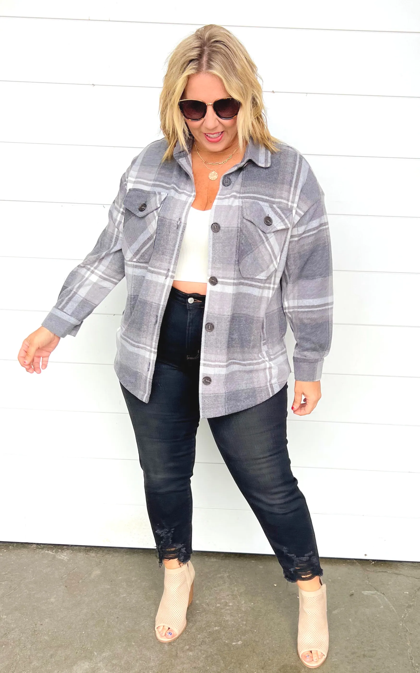 Black High Rise Cropped Straight Jeans- Judy Blue - Final Sale