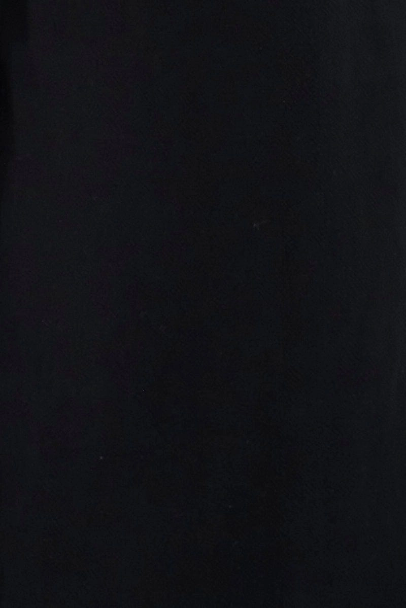 Black Cargo Pants Low Rise Wide Leg