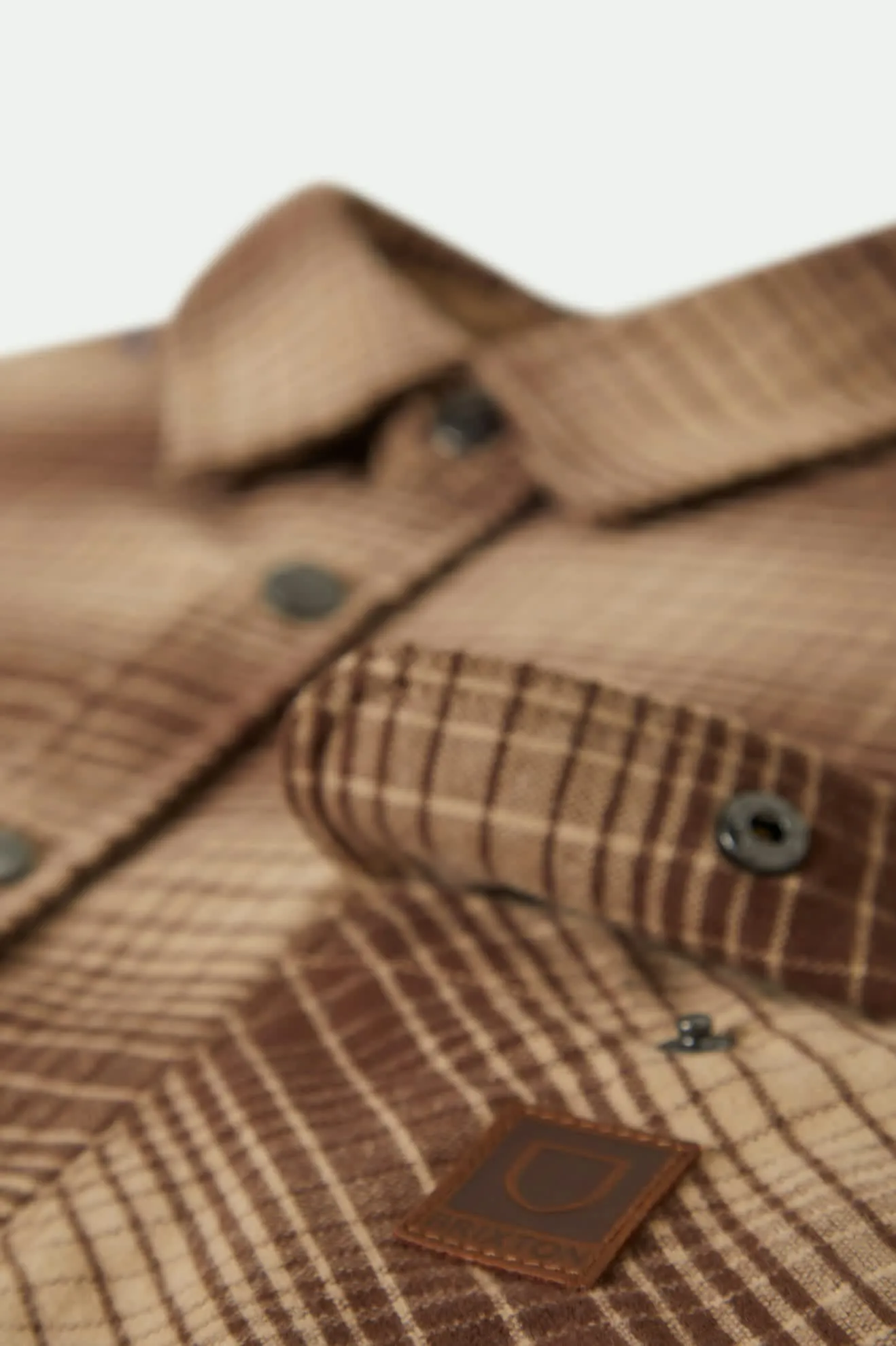 Builders Bowery Stretch Water Resistant L/S Flannel - Pine Needle/Sunbaked