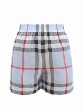 Burberry Check Patterned Bermuda Shorts
