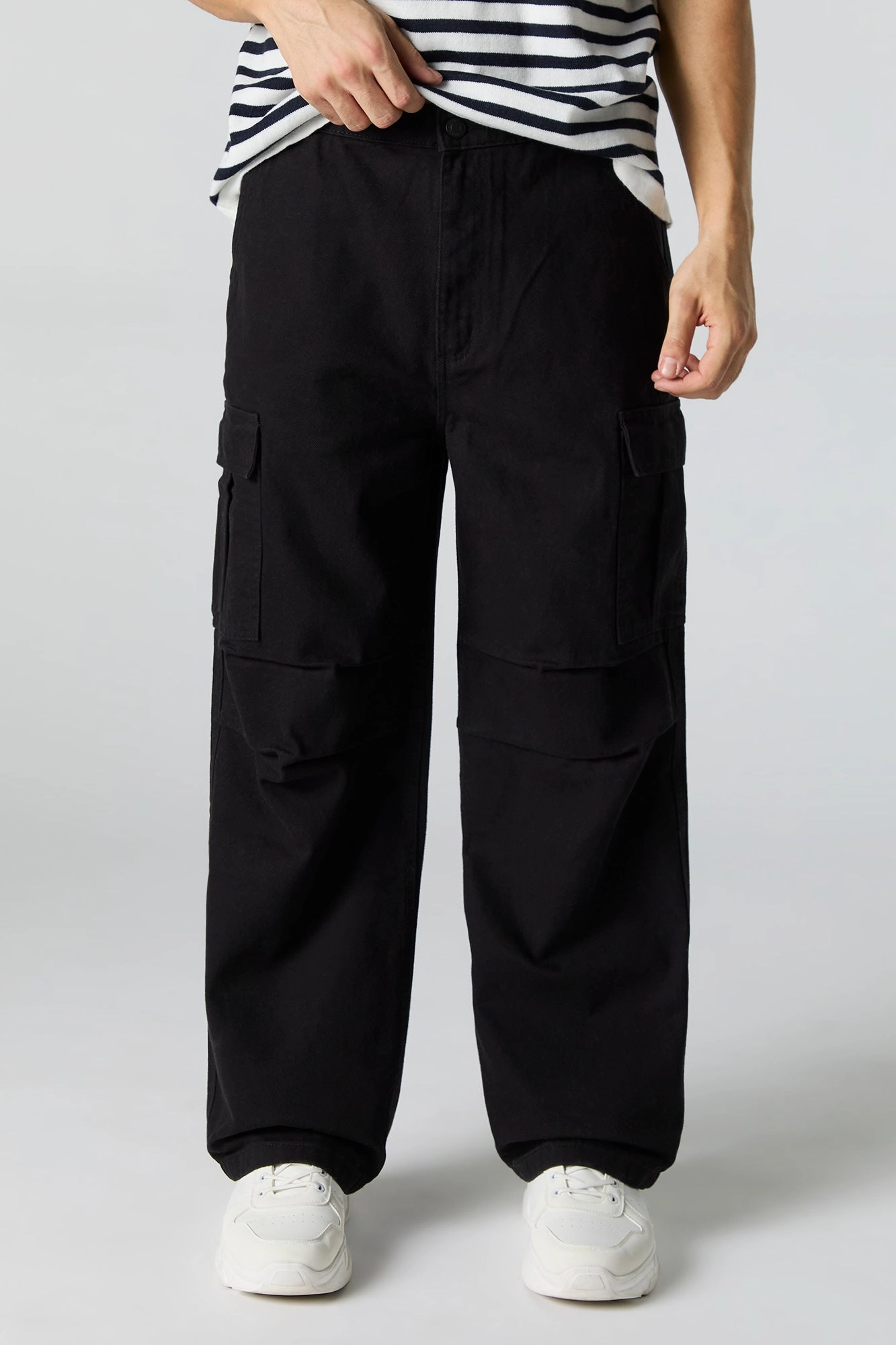 Cargo baggy à taille basse