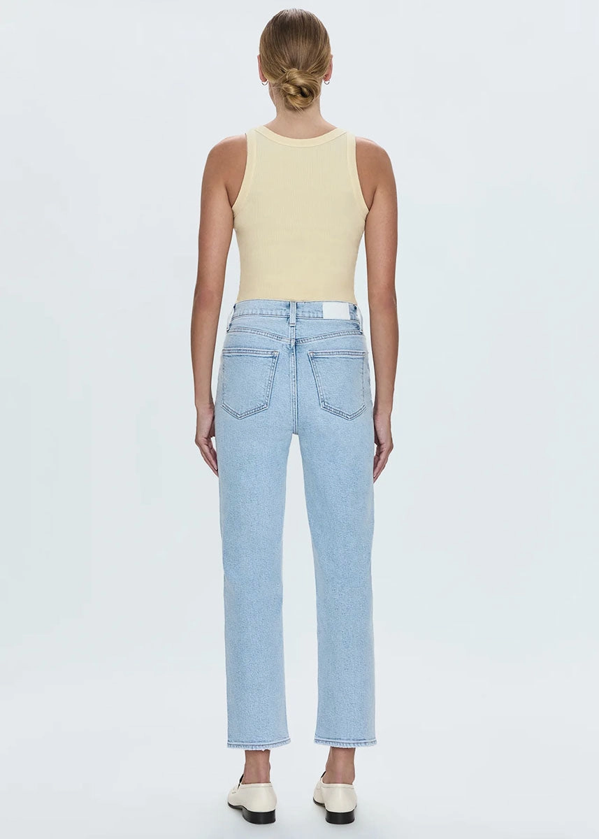 Charlie High Rise Classic Straight Ankle - Sun-Kissed