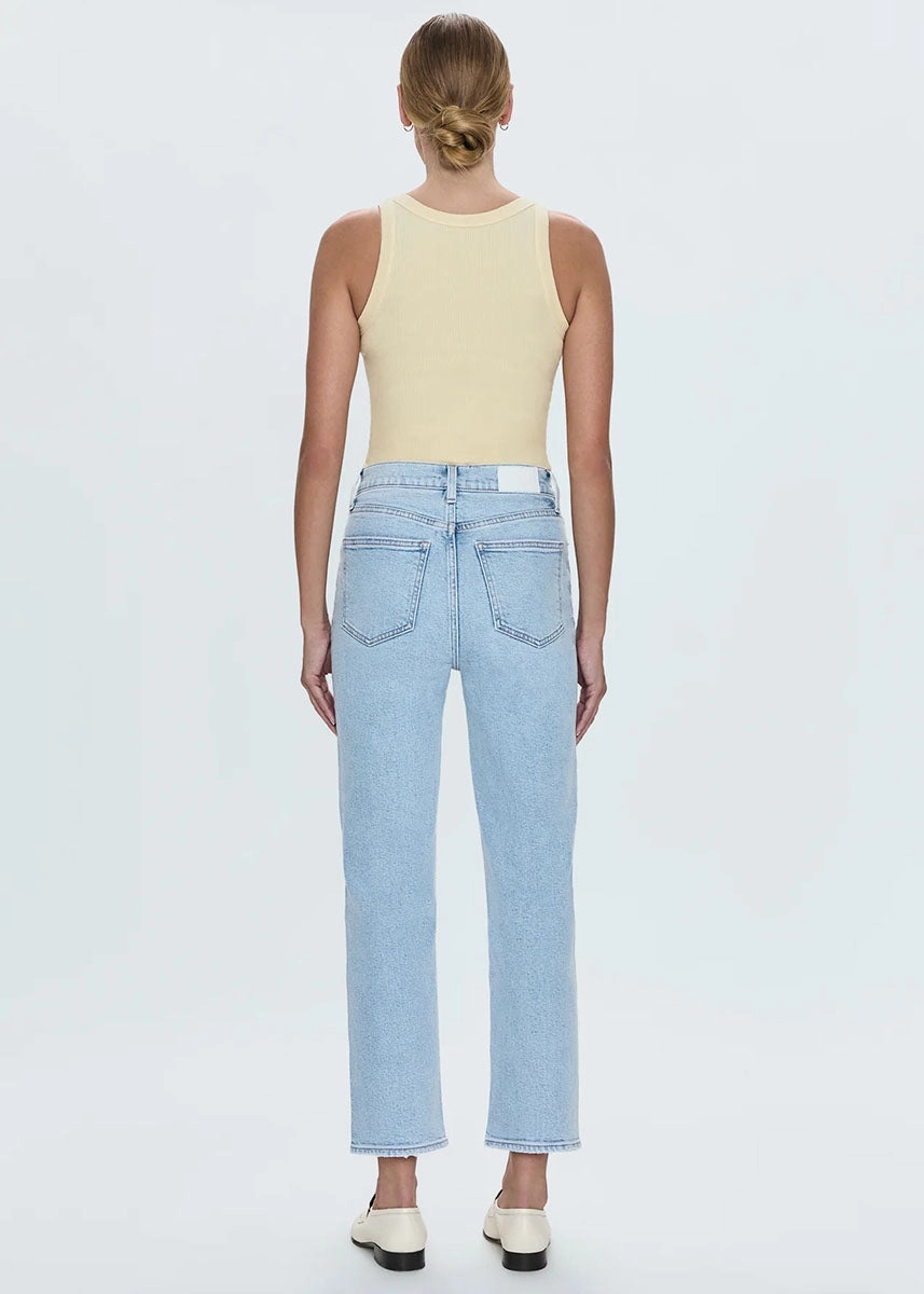 Charlie High Rise Classic Straight Ankle - Sun-Kissed