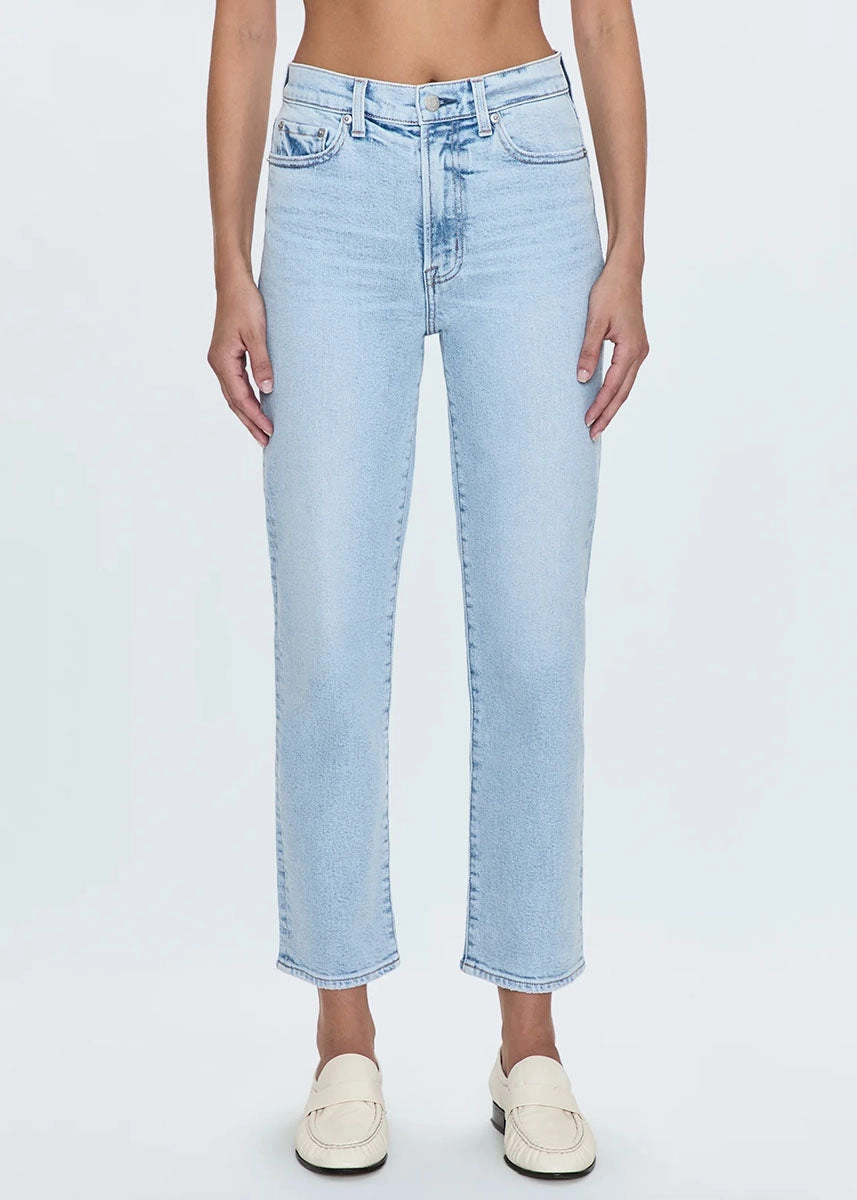 Charlie High Rise Classic Straight Ankle - Sun-Kissed