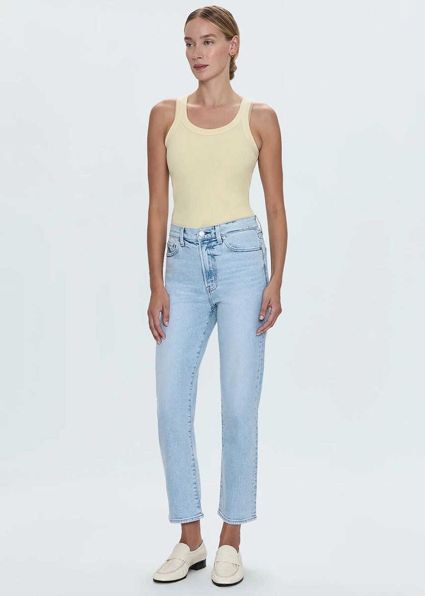 Charlie High Rise Classic Straight Ankle - Sun-Kissed