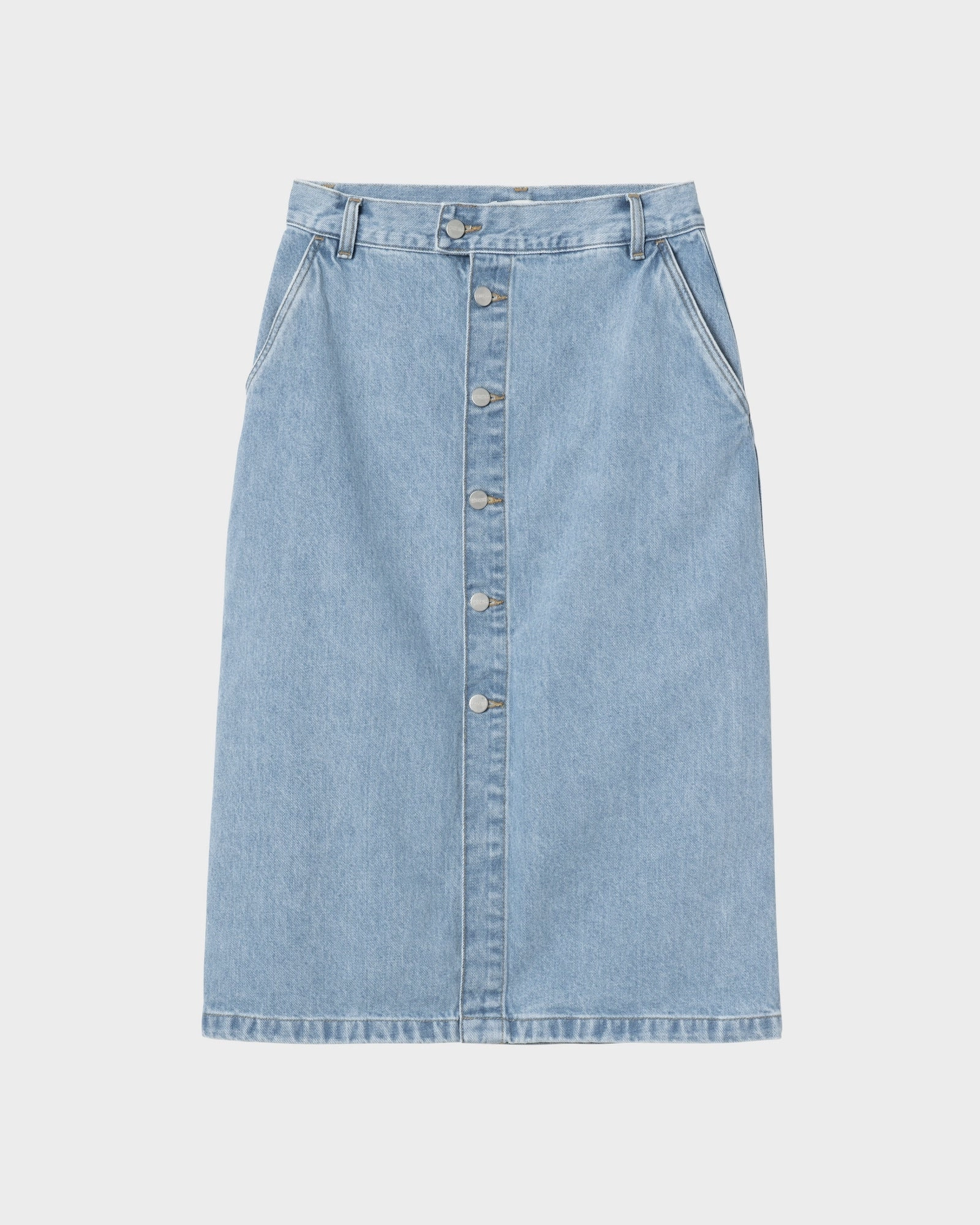 Colby Skirt | Blue (stone bleached)
