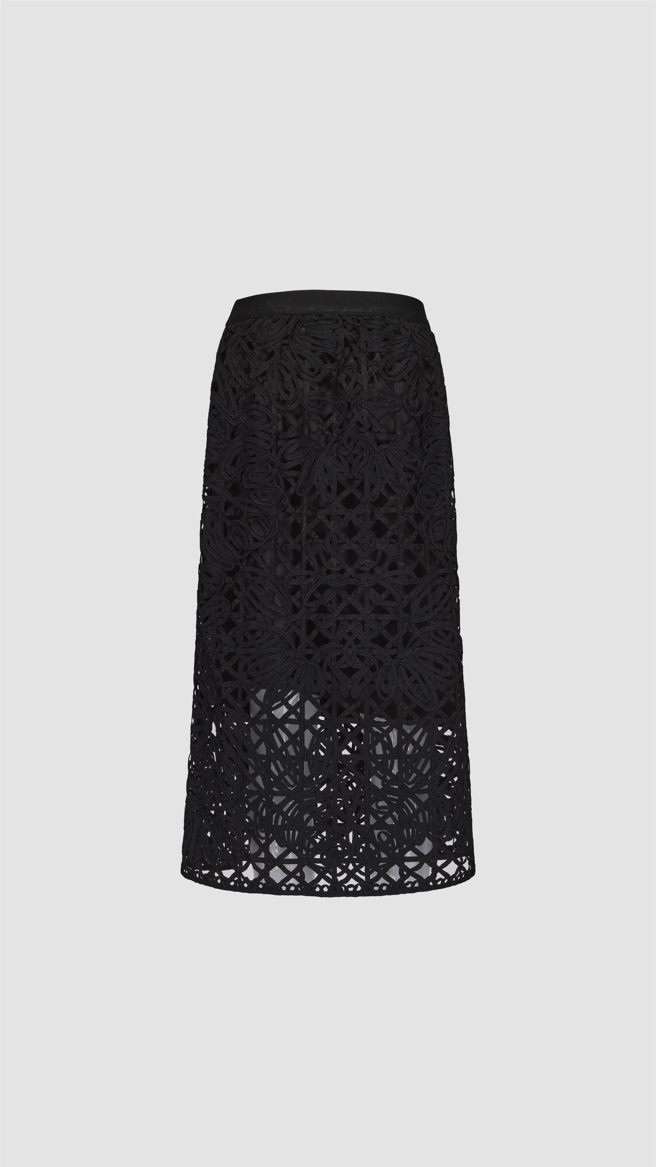 Cord Embroidery Skirt