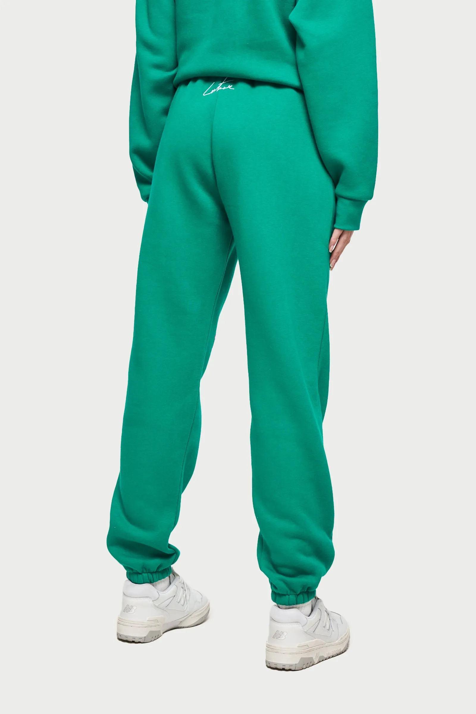 COUTURE BUBBLE OVERSIZED JOGGERS - GREEN