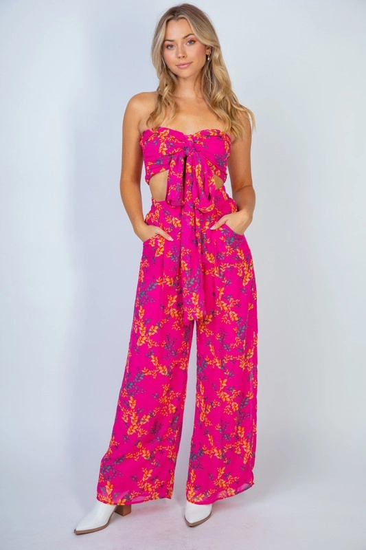 CURVY GIRL Floral Two Piece Set - Final Sale