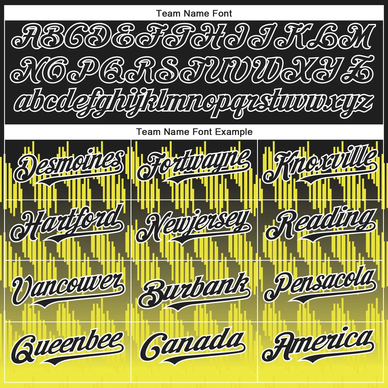 Custom Black Light Yellow-White 3D Pattern Design Lines Authentic Baseball Jersey