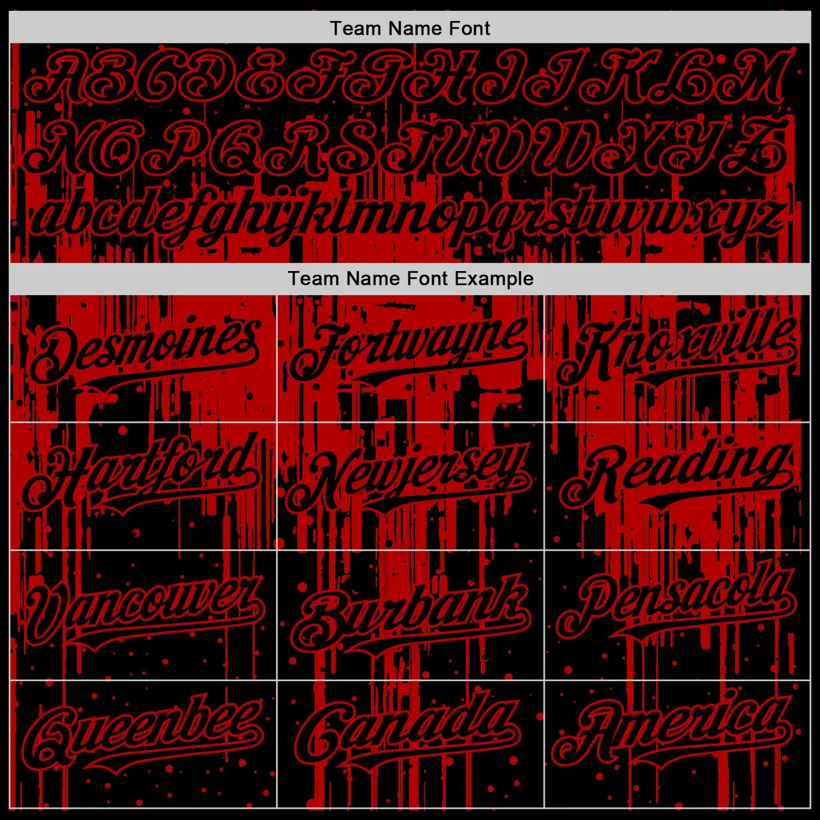 Custom Black Red 3D Pattern Design Dripping Splatter Art Authentic Baseball Jersey