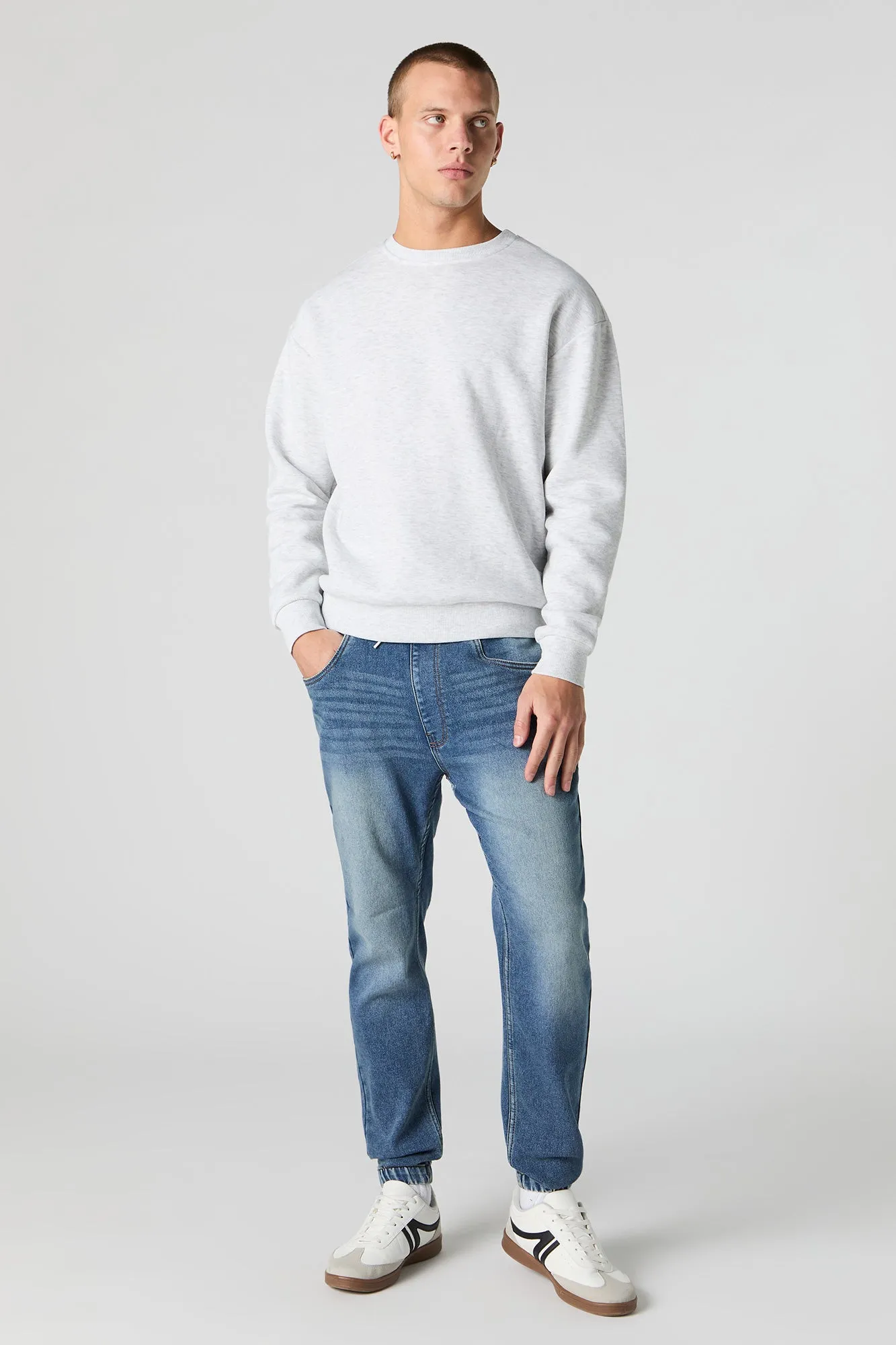 Denim Drawstring Jogger