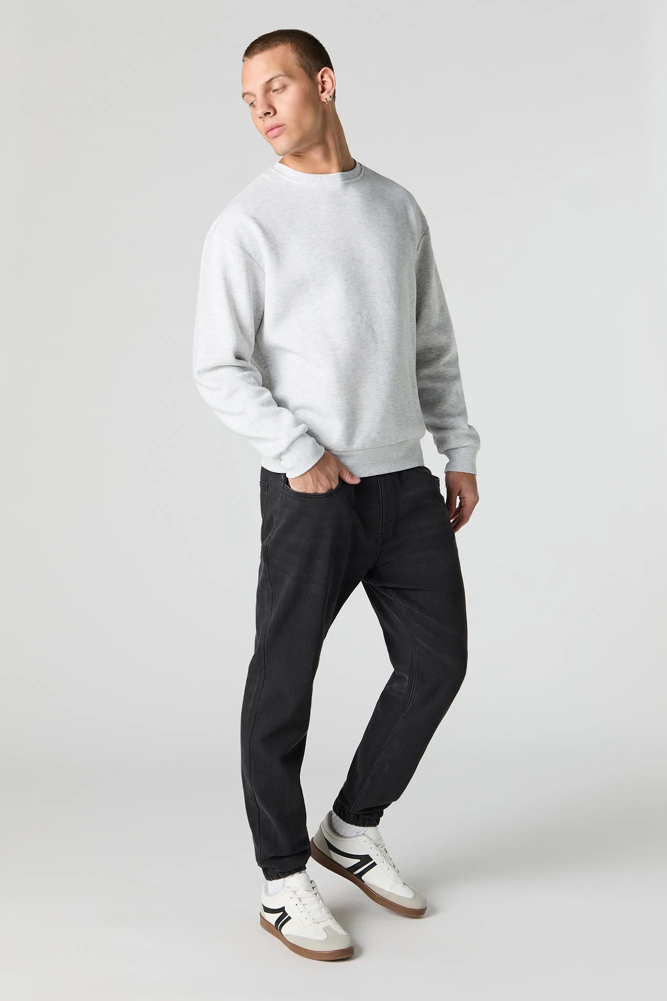 Denim Drawstring Jogger