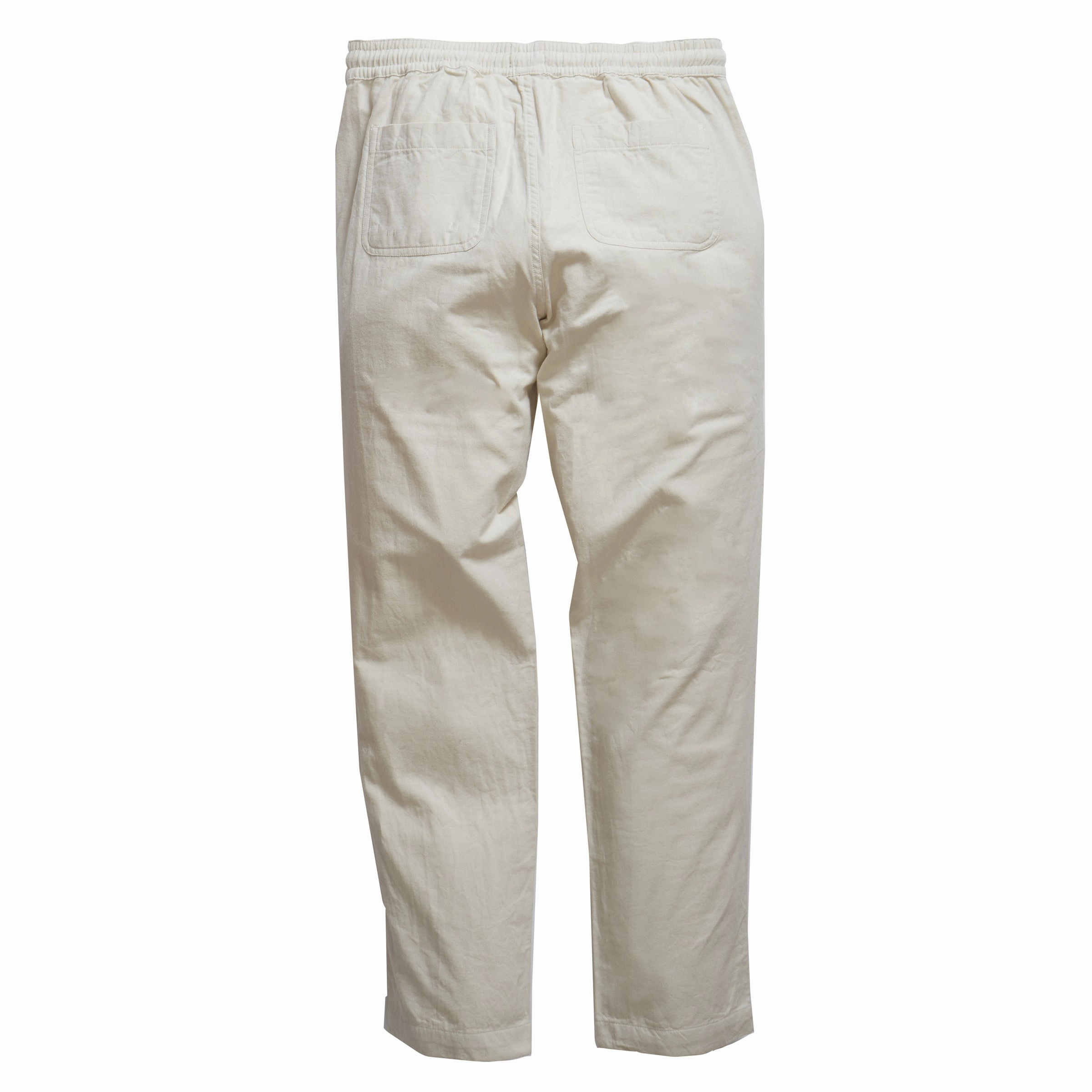 Double Cloth Draw Cord Pants - Light Pebble
