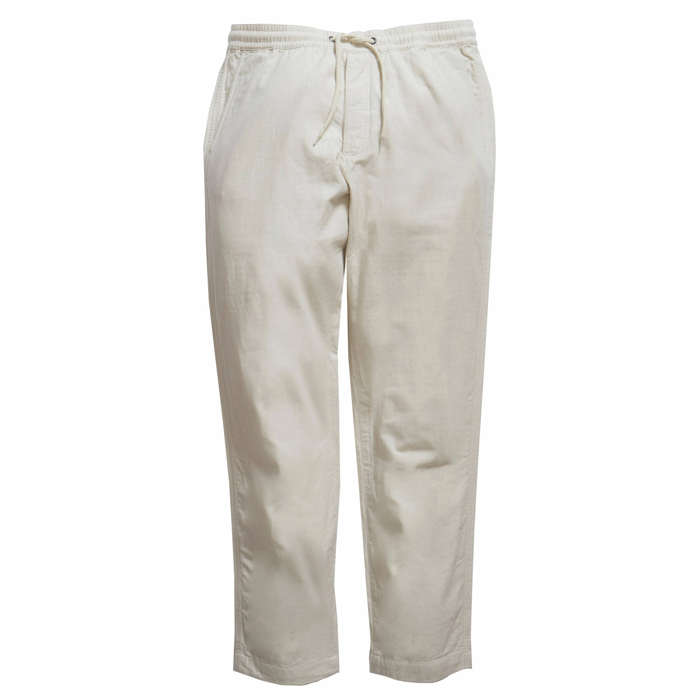 Double Cloth Draw Cord Pants - Light Pebble