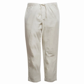 Double Cloth Draw Cord Pants - Light Pebble