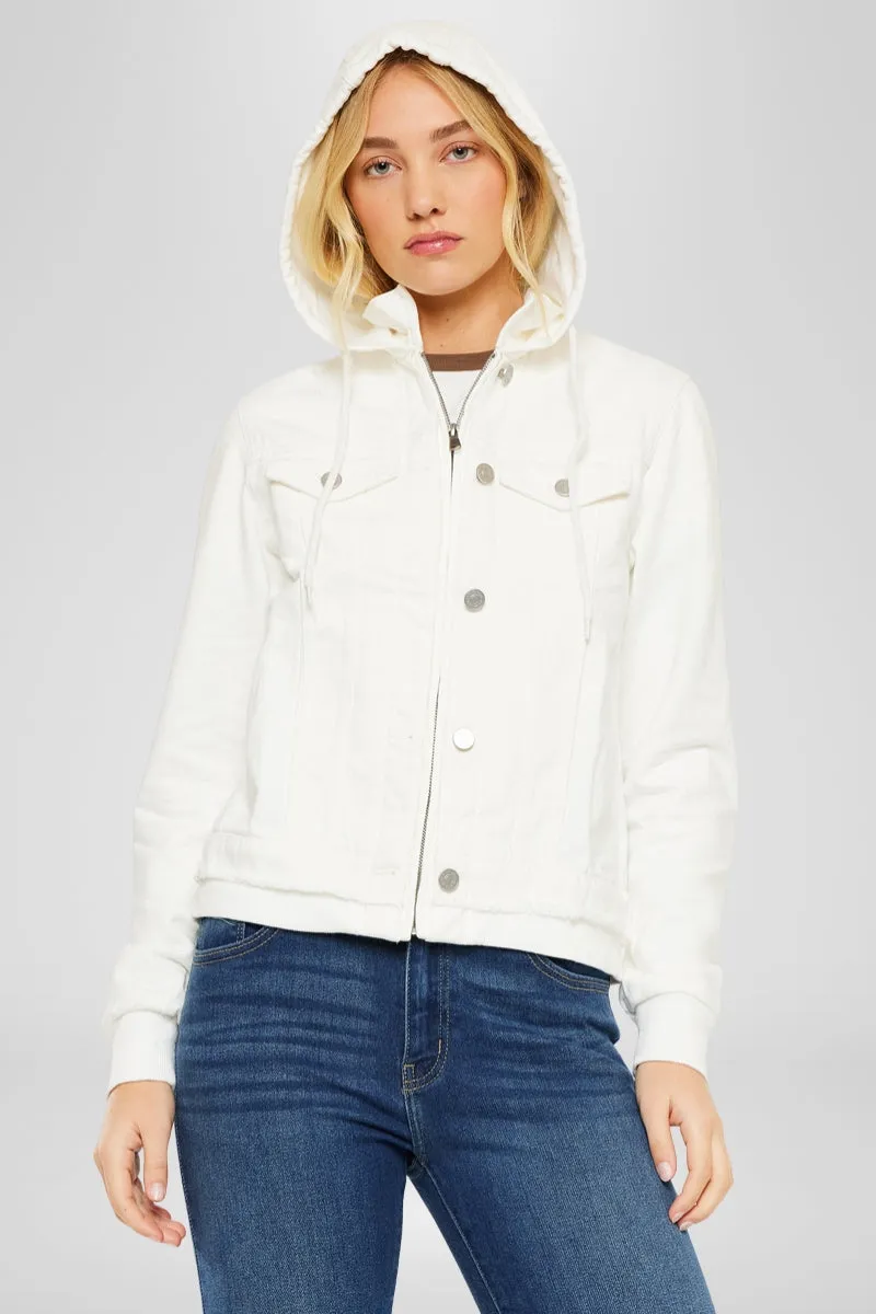 Eleni Denim Hoodie Jacket
