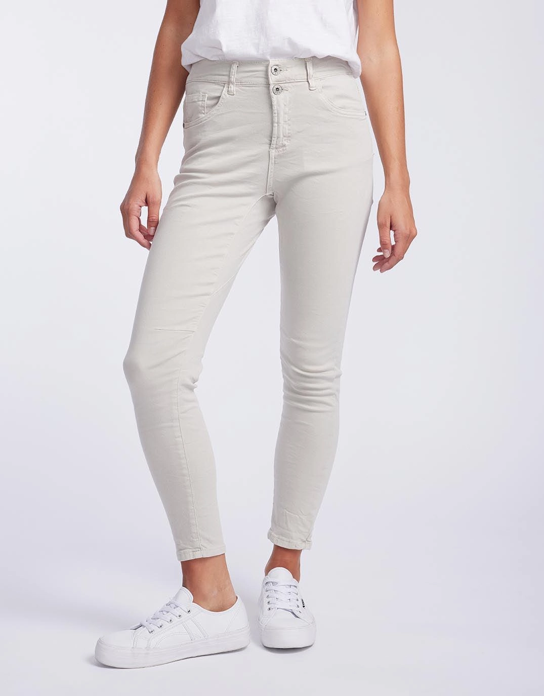 Emma Stretch Jean - Beige