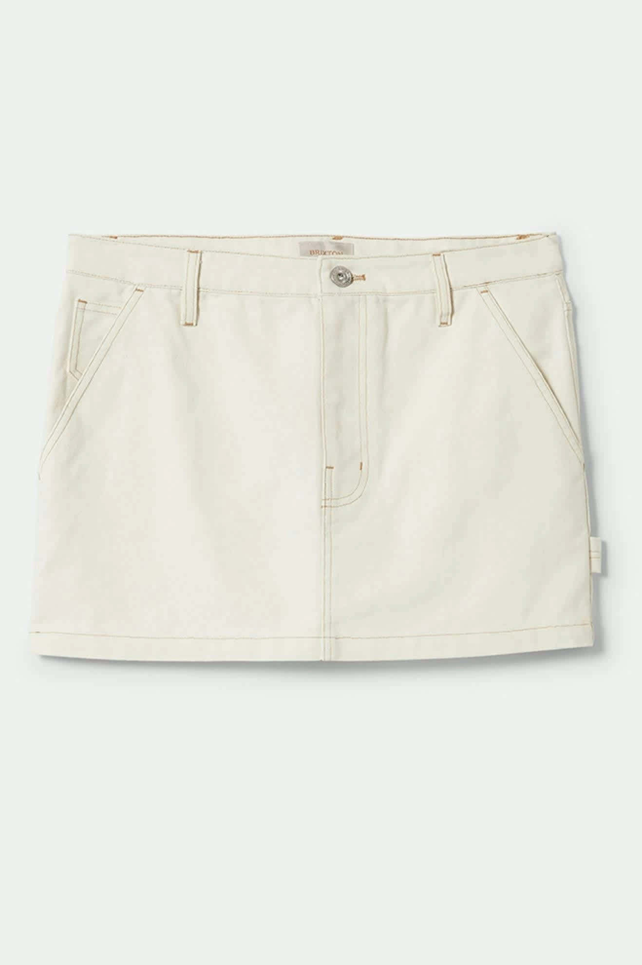 Essex Painter Mini Skirt - Egret White