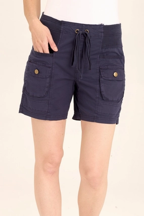 Felix Stretch Poplin Cargo Drawstring Short