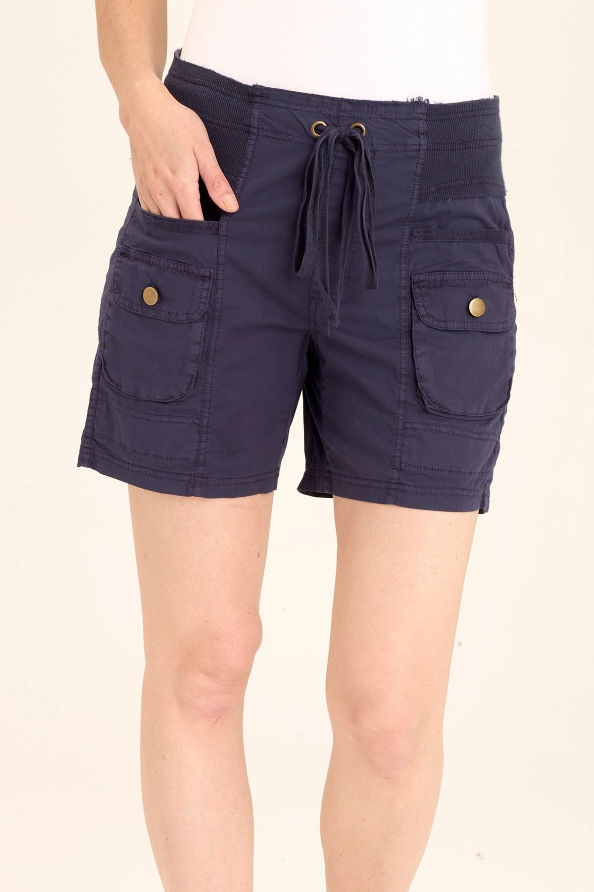Felix Stretch Poplin Cargo Drawstring Short