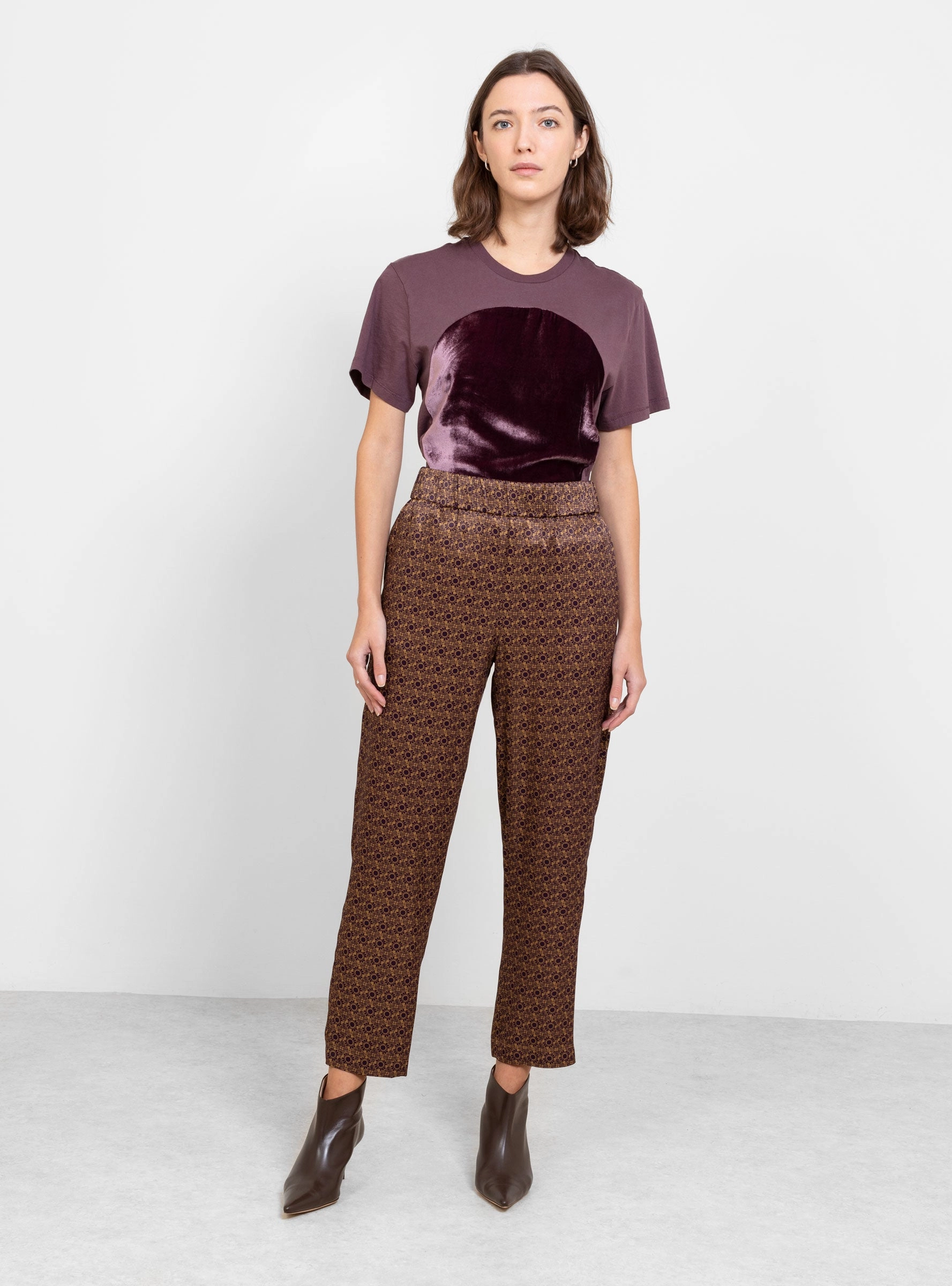 Fez Pant Gold & Purple