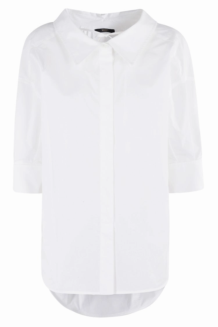 Fine Cotton Stretch Poplin Shirt
