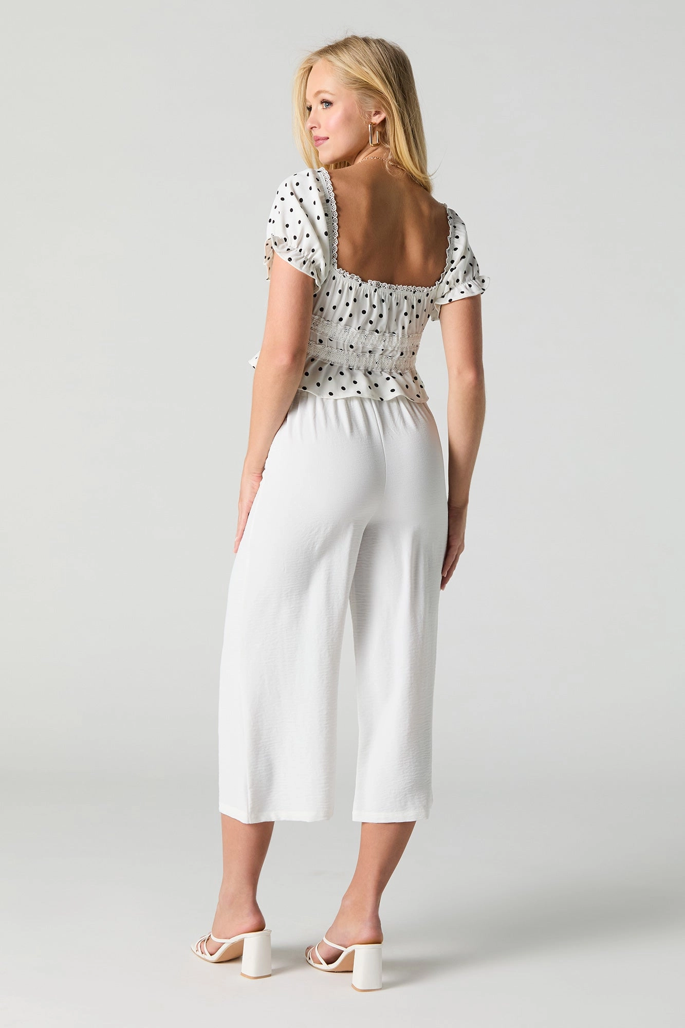 Flowy Wide Leg Capri