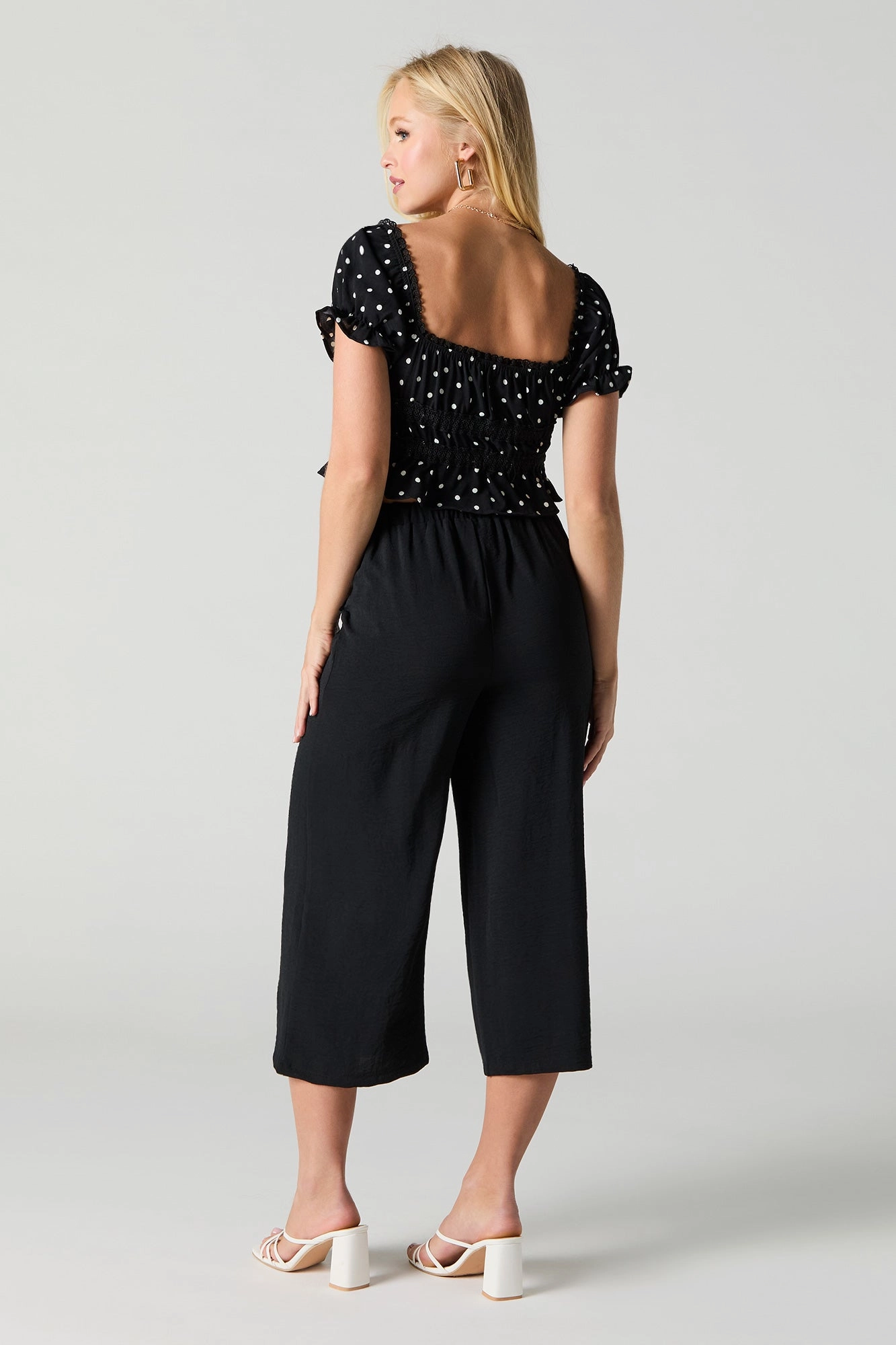 Flowy Wide Leg Capri